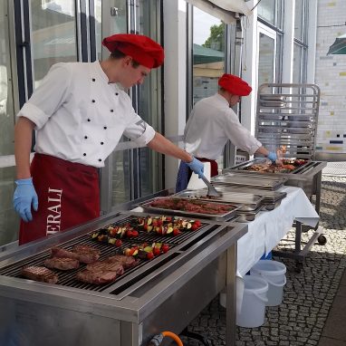 BBQ im Outdoorbereich