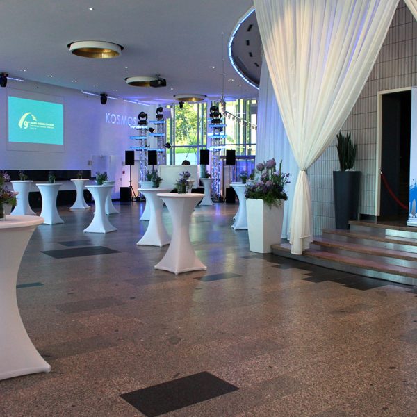 Foyer und Lounge Das Foyer und Lounge für Empfänge bis 500 Personen.