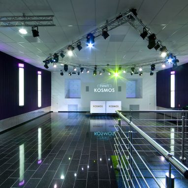 Der Saal 5 als Tagungsraum oder als Partyraum mit bis zu 200 Personen.