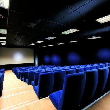 Der Saal 2 und Saal 10 (Kinosaal) für bis zu 260 Personen.