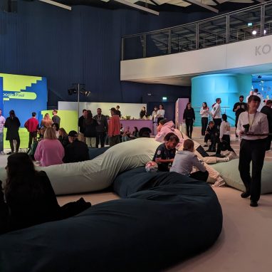 Der Saal 1 genutzt für eine Google-Pixel Präsentation.