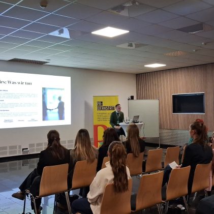 Saal 4 als Workshopraum genutzt.