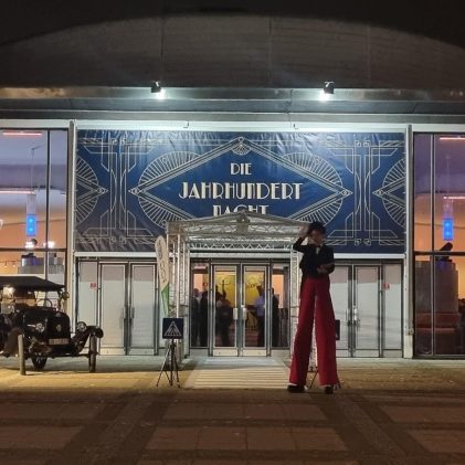 Beispiel Nutzung Eigangsbereich, Aussenansicht.