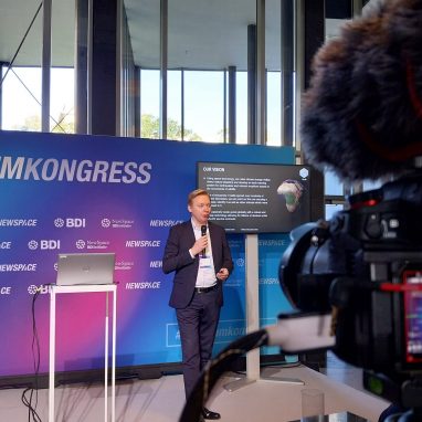 Foyer Nutzung als Pressebereich