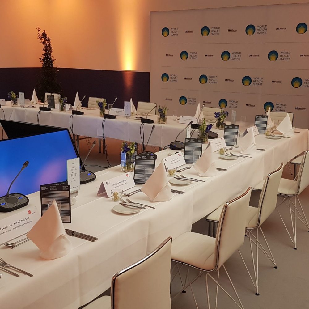 Saal 7 als Seminarraum mit Catering